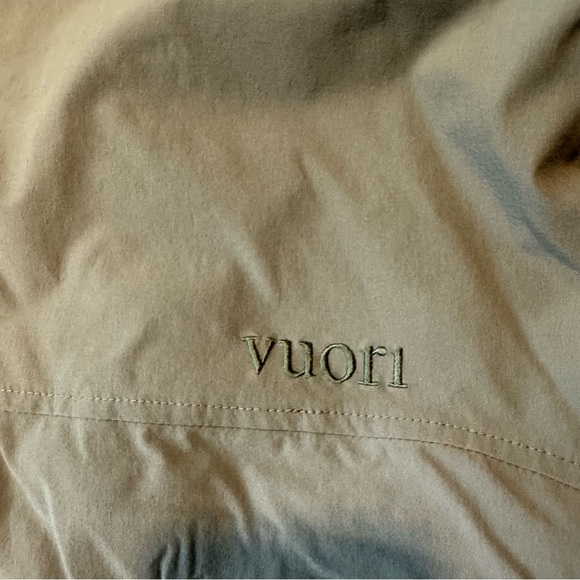 Vuori Men's Reversible Morrow Full Zip Jacket In Toast Size 2XL - Picture 6 of 16